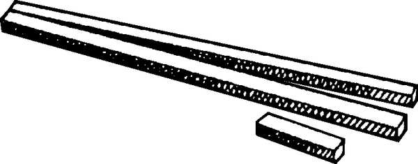 Key Stock Assortment, Carbon Steel, Plain, 401 Pieces