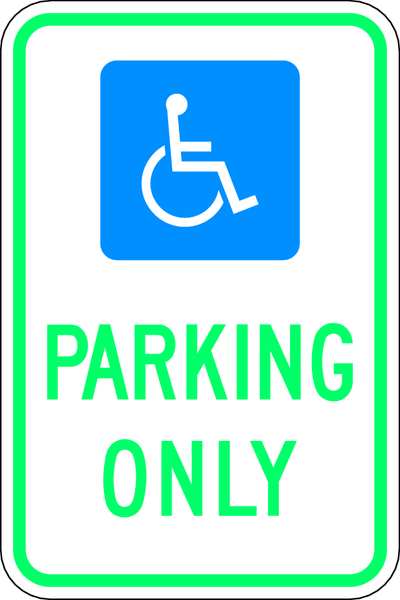 ADA Handicapped Parking Sign, 18