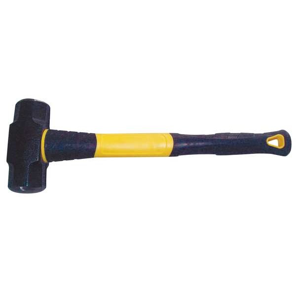 Sledge Hammer, 3 lb., 14 In, Fiberglass