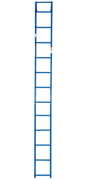 Storage Tank Ladder, Steel, Powder Coated Finish