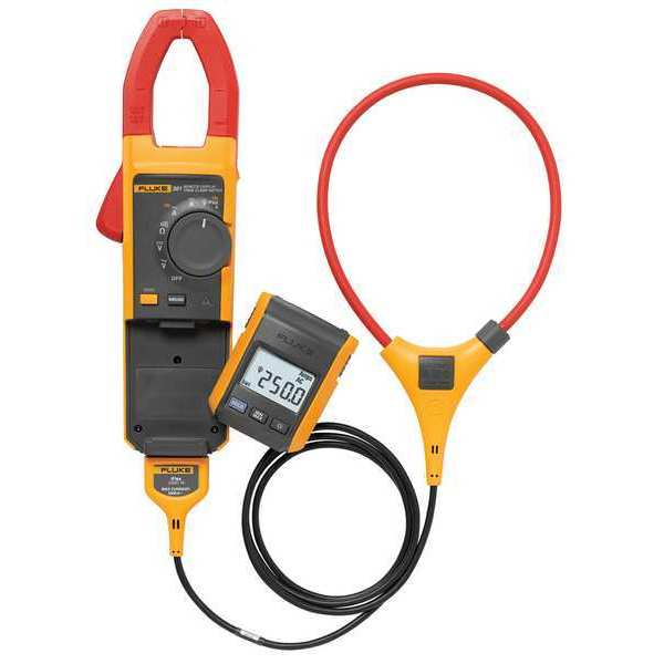 Clamp Meter, Backlit LCD, 999.9 A A, 1.4 in (36 mm) Jaw Capacity