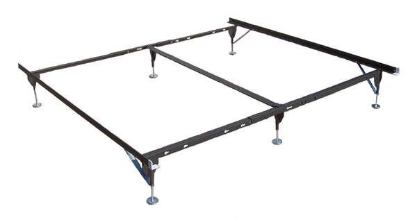 Bed Frame, Capacity 500 lb., Twin to King