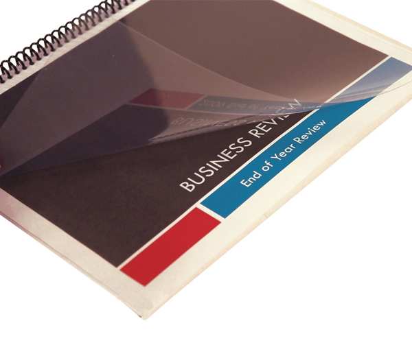 Binding Covers, Plastic, Clear, PK100, Color: clear
