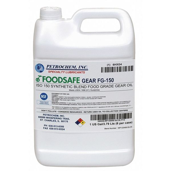 1 gal Gear Oil Can 150 ISO Viscosity, 85W SAE, Clear