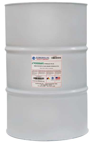 55 gal Hydraulic Oil Drum 32 ISO Viscosity, 10W SAE