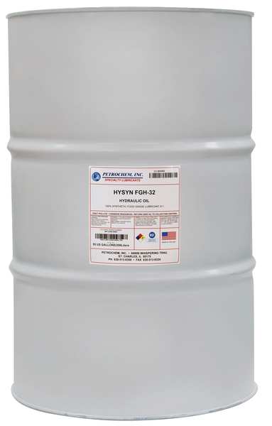 55 gal Hydraulic Oil Drum 32 ISO Viscosity, 10W SAE