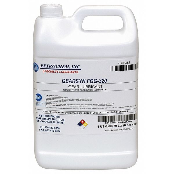 1 gal Gear Oil Can 320 ISO Viscosity, 90 SAE, Bright and Clear