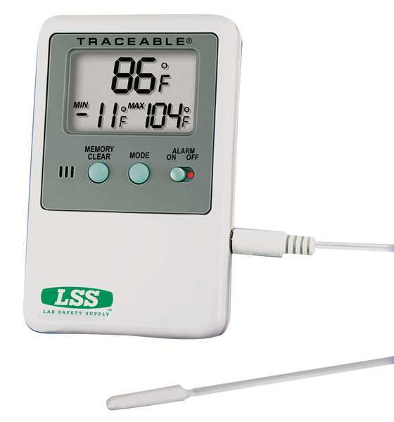 Digital Thermometer, Memory Monitoring, -58 to 158 Deg.