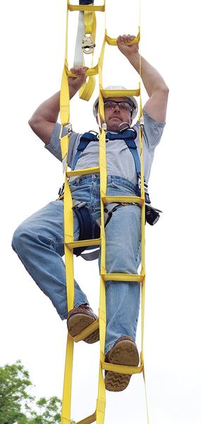 Rescue Ladder, Polyester, Mounting Plate