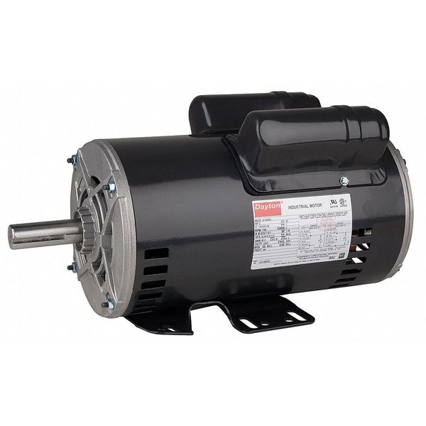 Capacitor-Start/Run General Purpose Motor, 2 HP, 115/208-230V AC Voltage, 56HZ Frame