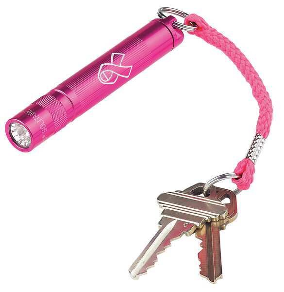 Industrial Mini Flashlight, Incand, Pink