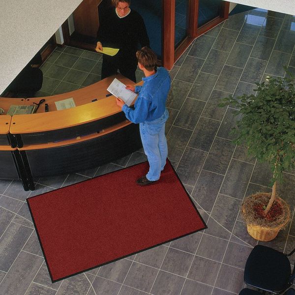 Entrance Runner, Red/Black, 3 ft. W x 10 ft. L