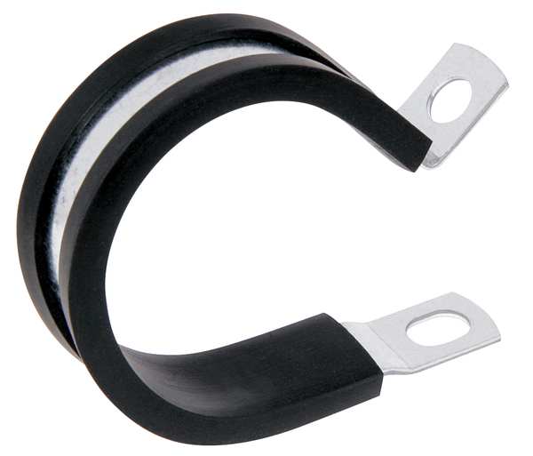 Clamp, Cushioned, EPDM, Dia 7/8 In, PK25