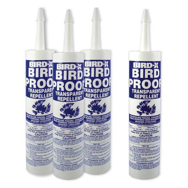 Bird Repellent, 10.5 oz. Weight, PK12