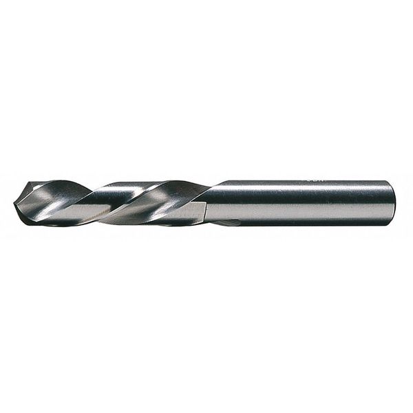 Screw Machine Drill Bit, #44 Size, 118  Degrees Point Angle, High Speed Steel, Bright Finish