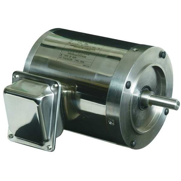 Washdown Motor, 3 Ph, TENV, 1/2 HP, 1155 rpm