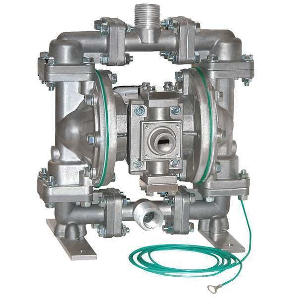 Double Diaphragm Pump, Stainless steel, Natural Gas Operated, 15 GPM