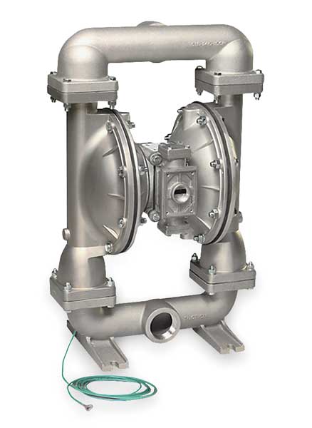 Double Diaphragm Pump, Stainless steel, Natural Gas Operated, 150 GPM