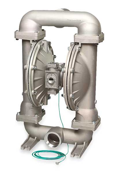 Double Diaphragm Pump, Stainless steel, Natural Gas Operated, 235 GPM