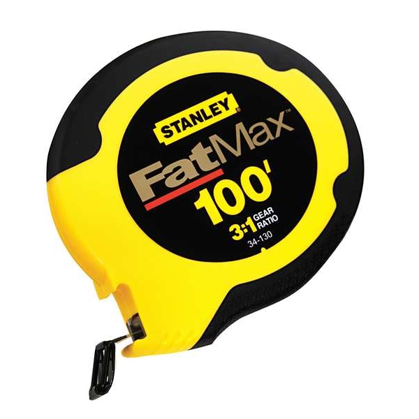 100 ft Tape Measure, 3/8 in Blade