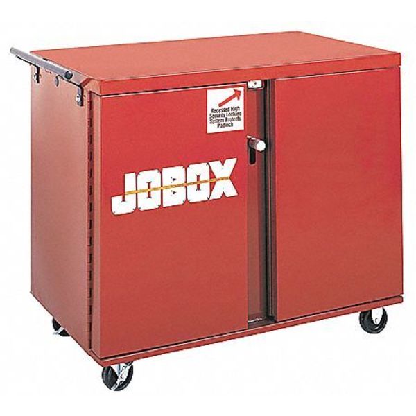 JOBOX Rolling Work Bench - 4 Drawers, 1 Shelf, 4
