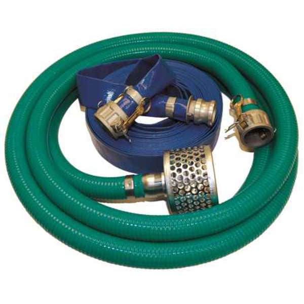 Pump Hose Kit, Quick Coupling, 3 In ID