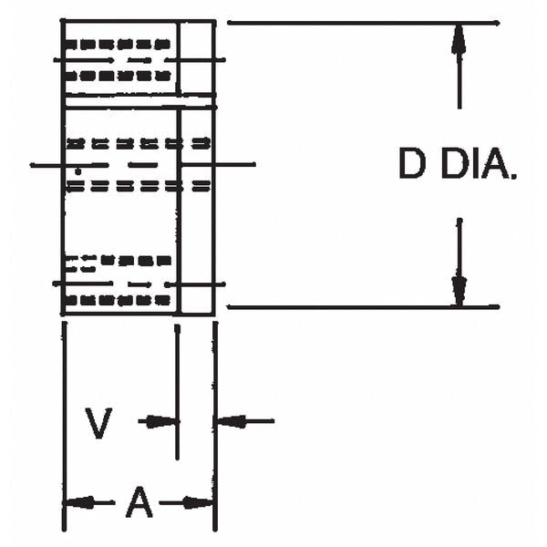 Air Cylinder, 1 1/2 in Bore, 2 in Stroke, ISO Double Acting