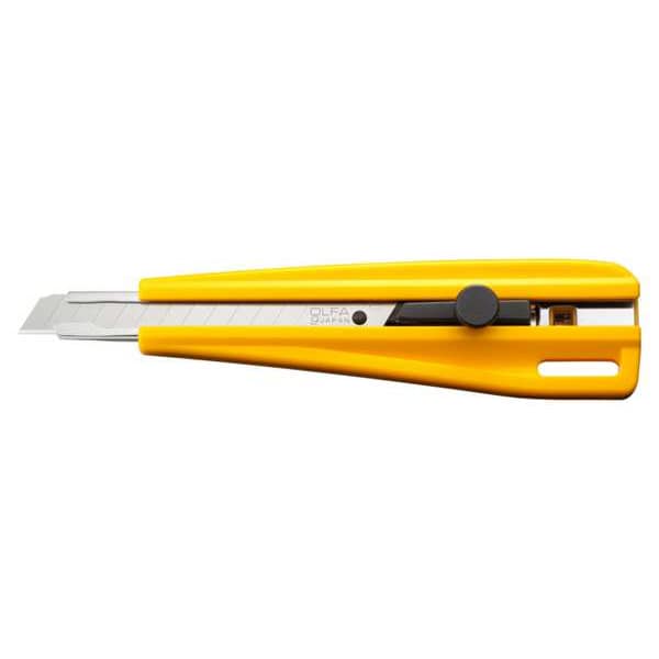 Snap-Off Utility Knife, Retractable, Snap-Off, ABS, 5 1/8 in L.
