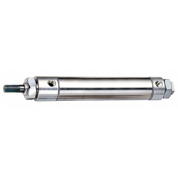 Air Cylinder, 1 1/4 in Bore, 4 in Stroke, Round Body Double Acting