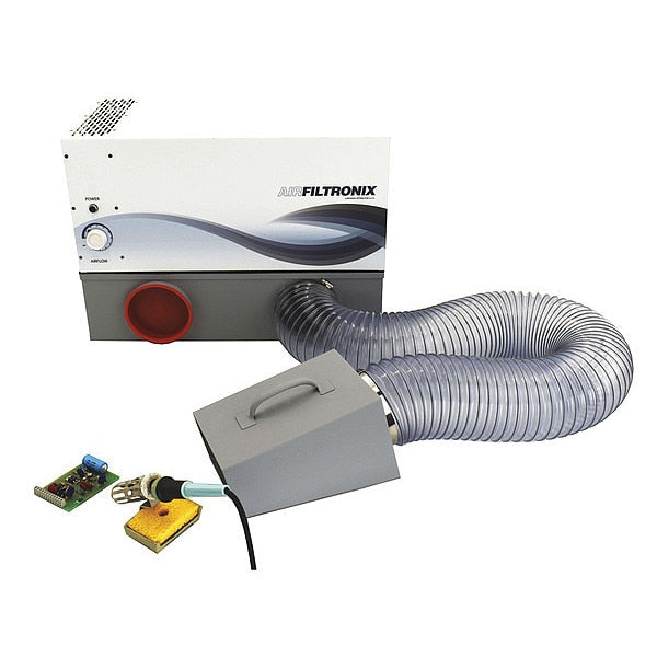 Fume Extractor, 5 ft L Hose, 5 in Dia