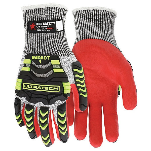 Coated Gloves, S, knit Cuff, PR