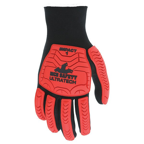 Coated Gloves, M, knit Cuff, PK12