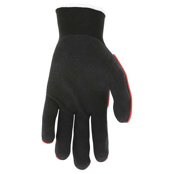 Coated Gloves, XL, knit Cuff, PK12