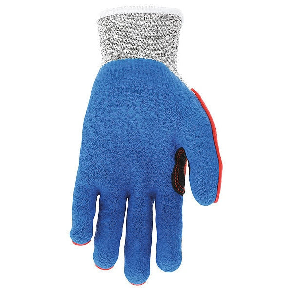 Coated Gloves, L, knit Cuff, PK12