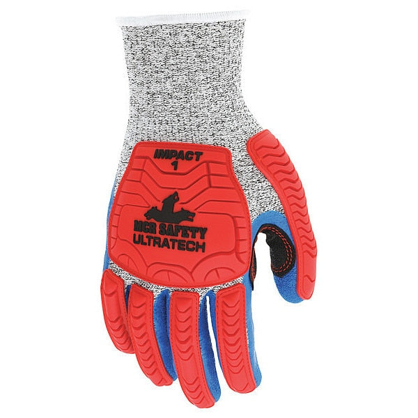 Coated Gloves, XL, knit Cuff, PK12