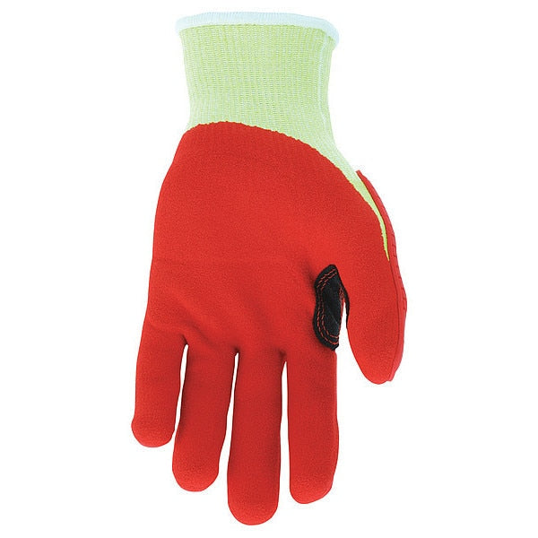 Coated Gloves, XL, knit Cuff, PK12