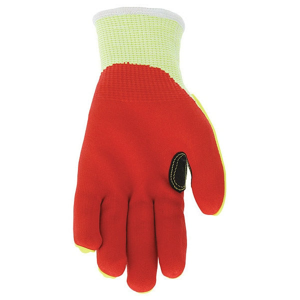Coated Gloves, L, knit Cuff, PK12