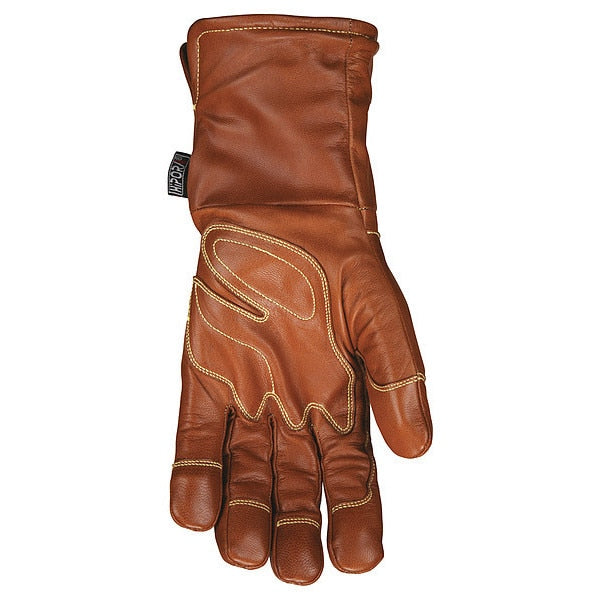 Leather Gloves, Brown, 2XL, PR
