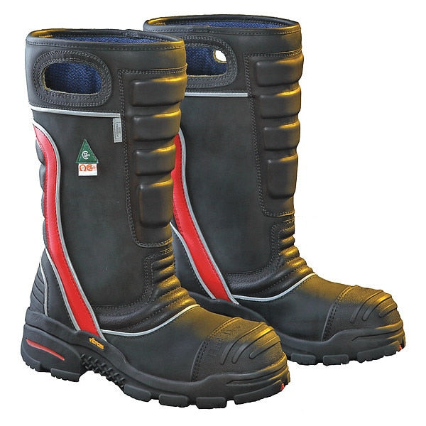 Firefighter Boot, Leather, 9-1/2, XW, PR