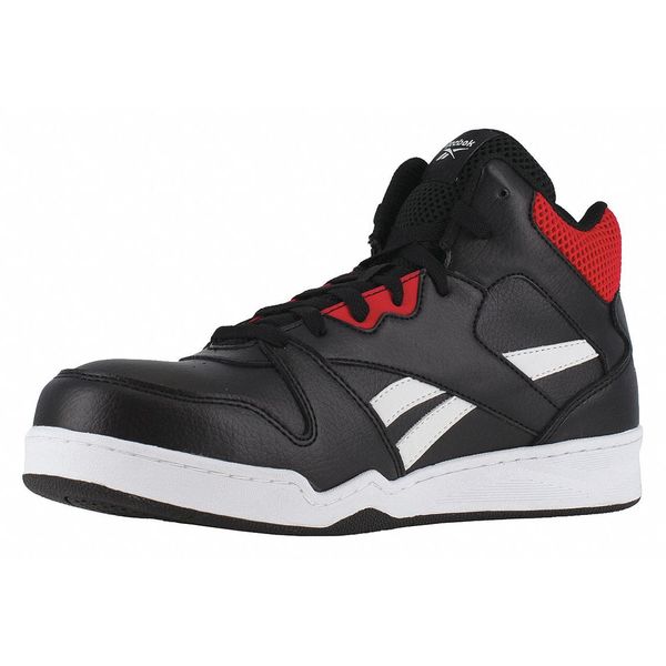 10 Size Men's Athletic High-Top Composite Work Shoe , Black