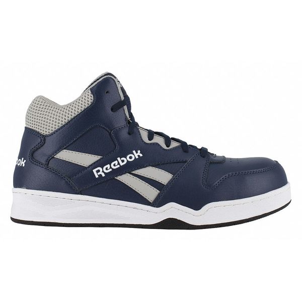 16 Size Men's Athletic High-Top Composite Work Shoe , Navy