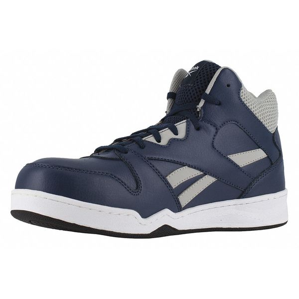 10 Size Men's Athletic High-Top Composite Work Shoe , Navy