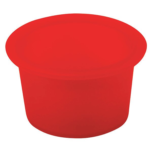 Silicone TW Tapered Cap/Plug, Red, 1000 PK
