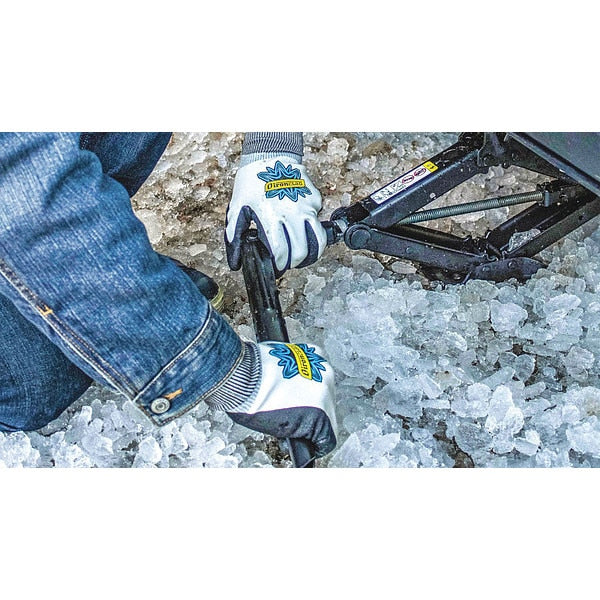 Knit Gloves, Full Finger Coverage, XXL Sz