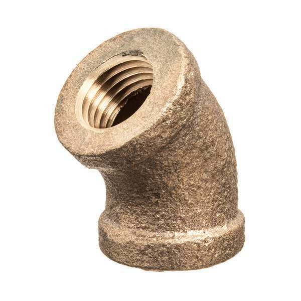 45 Elbow, Brass, 1/4 in, FNPT, Class 125