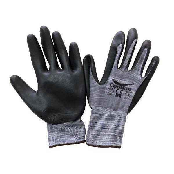 Coated Gloves, XS, Nylon, Nitrile, PR
