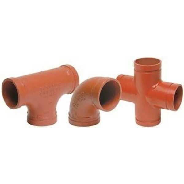 Adapter, Ductile Iron, 2 1/2 in, Grooved