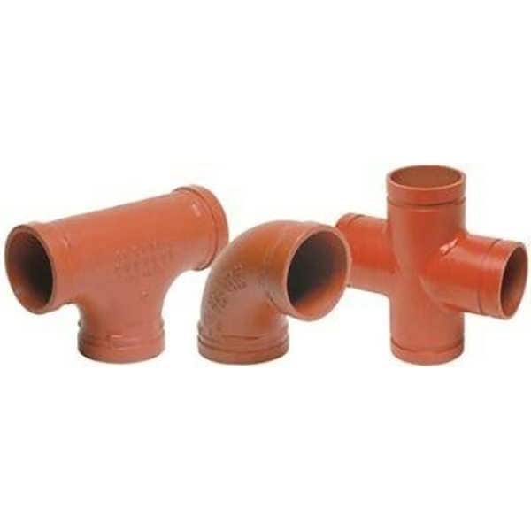 Adapter, Ductile Iron, 1 1/2 in, Grooved