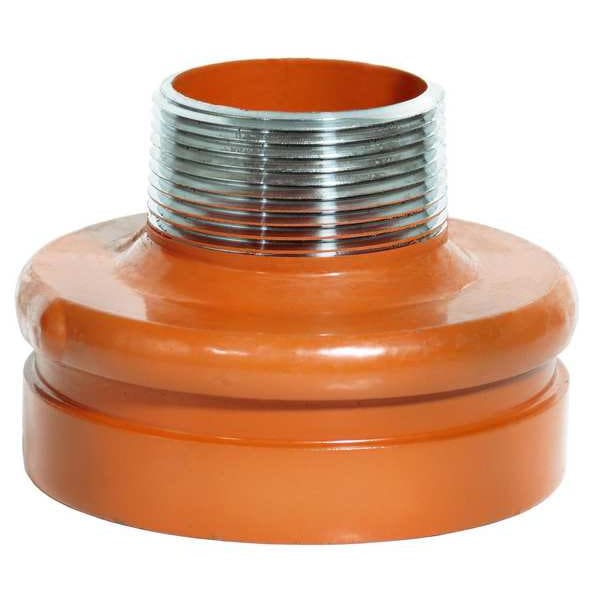 Threaded Reducer, Ductile Iron, 6 x 3 in