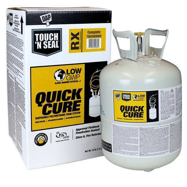 Multipurpose Spray Foam Sealant, 16 lb, Cylinder, Cream, 1 Component